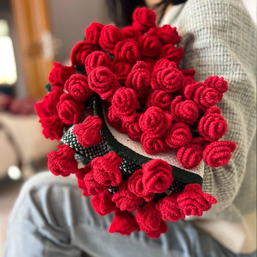 Bloemenboeket deken - Rozen